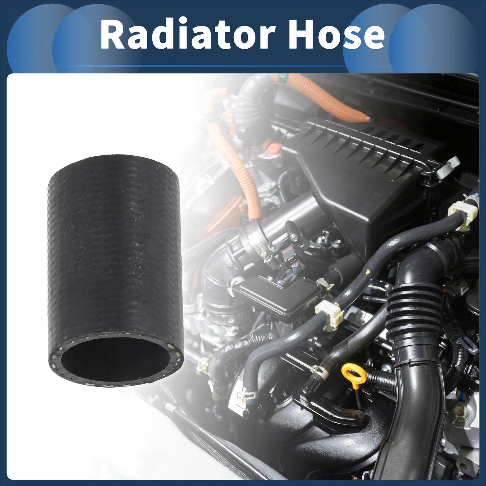 Radiator Hose for Audi Q7 (2017–2022) No. 06E121030H Black 1 Pc