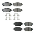 Set of 4 Akebono ProACT Ceramic Brake Pads for Mazda 3 (Japan Made)