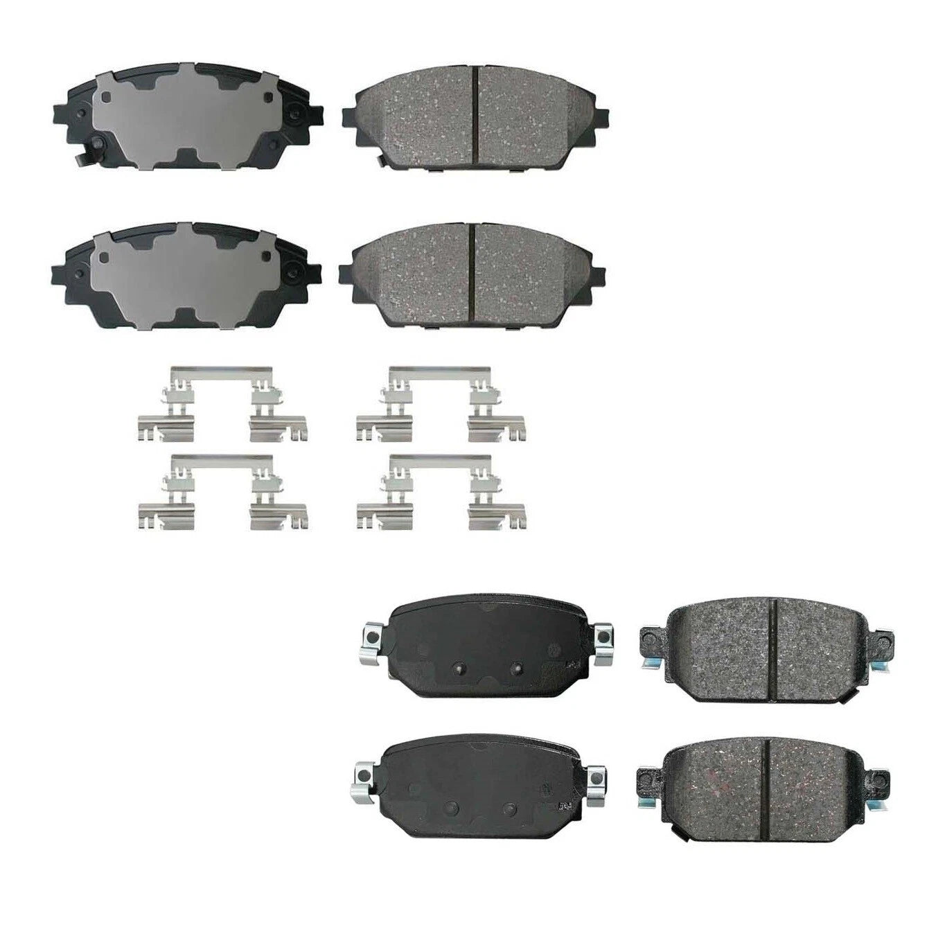 Set of 4 Akebono ProACT Ceramic Brake Pads for Mazda 3 (Japan Made)