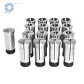 17-Pack 1-1/16" Round Collet Set for Precision Machining