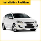 Set of 2 Fog Lamp Light Covers for Hyundai Accent (2012–2017)