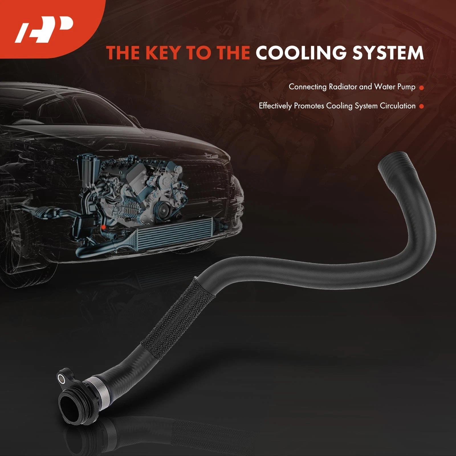 Coolant Hose for BMW 335i, 335i xDrive, 435i, 435i xDrive, M2 (2012–2015)