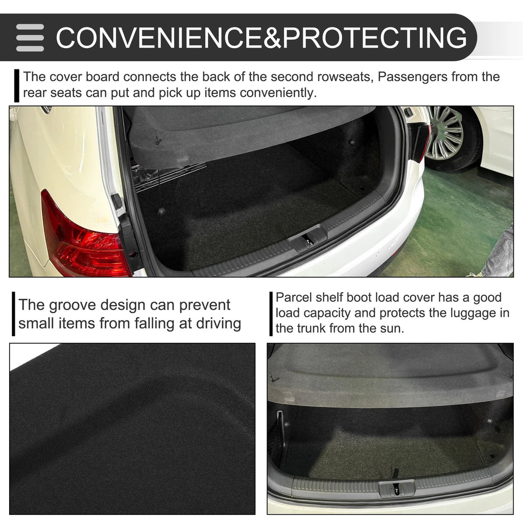 Parcel Shelf Boot Load Cover for Buick Envision (2021–2023) Black