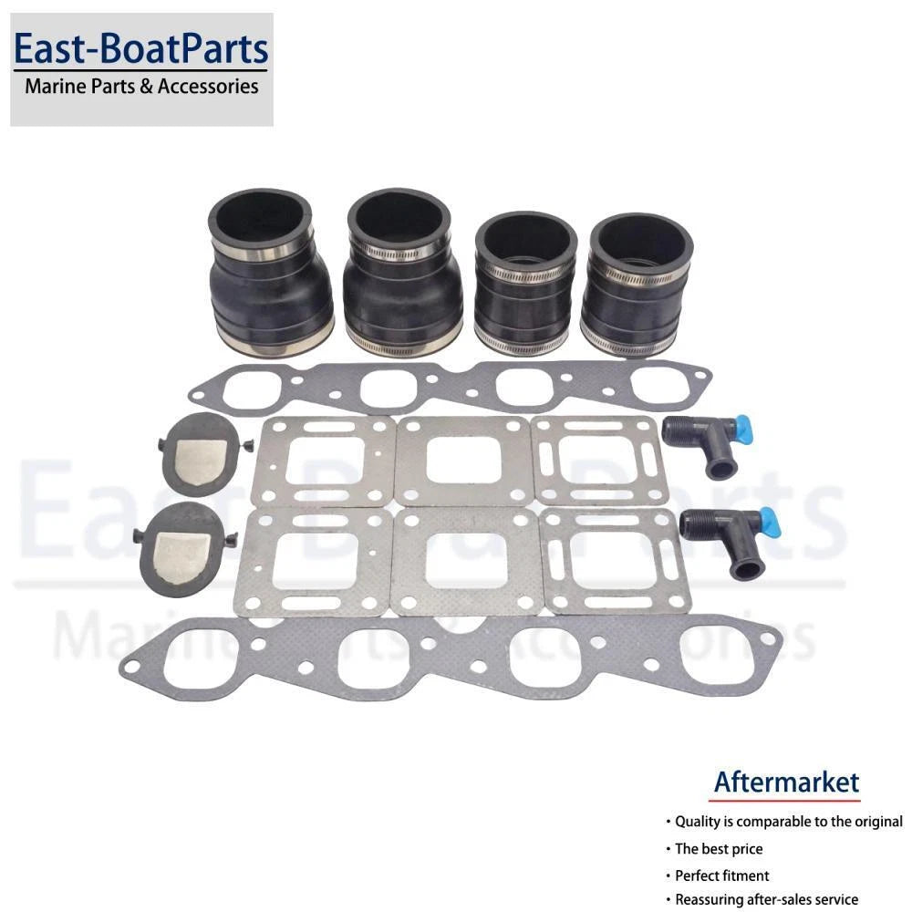 Exhaust Elbow Gasket Kit for MerCruiser 330-370 V8 (27-863726, 22-806926A1)