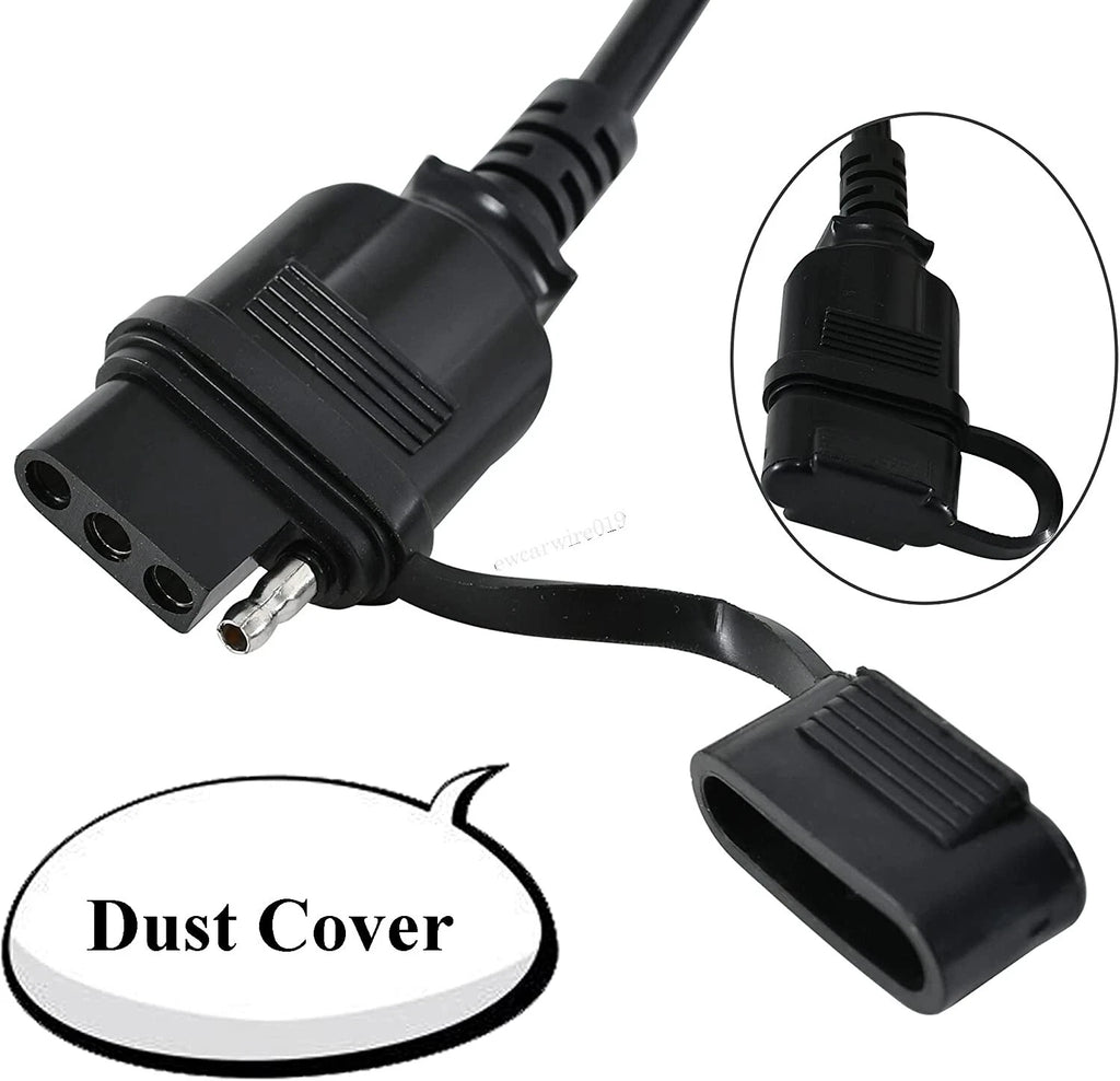 4-Way Trailer Light Extension Wire Connector for Universal Applications (N/A)