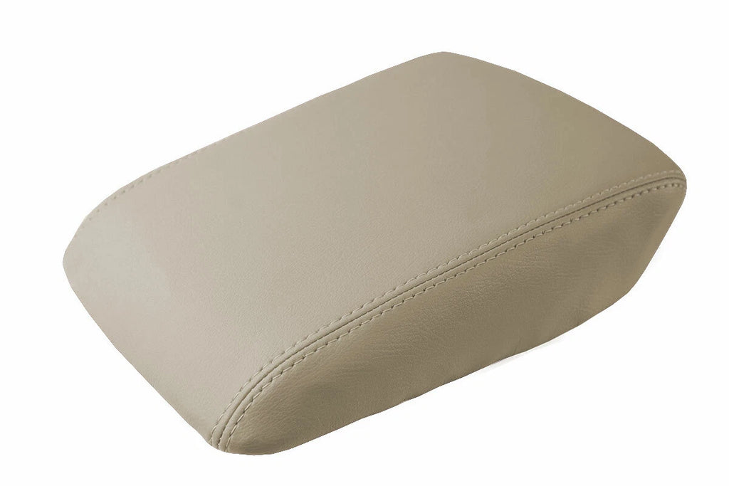 Leather Console Lid Pull Over Armrest Cover for Acura TL (2004–2008) Beige