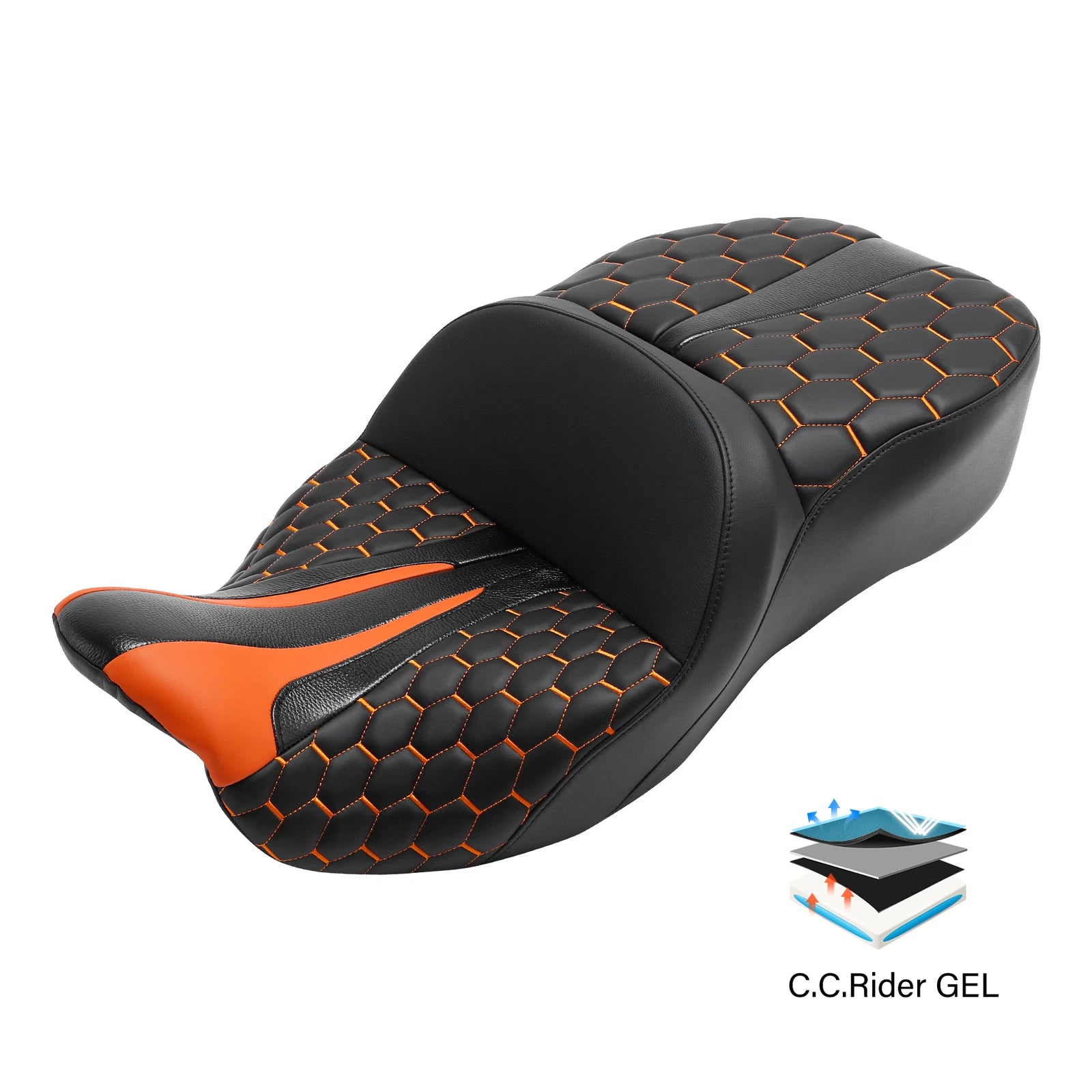 Gel Seat for Harley Electra Glide, Street Glide (2009–2023)