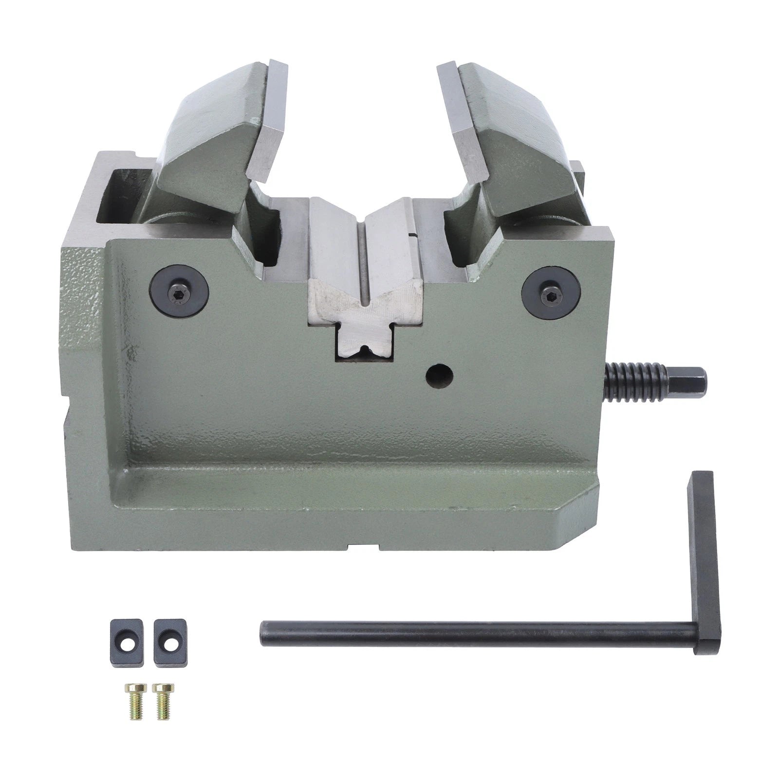 4" Horizontal Vertical Machine Vise for Holding Shafts and Round Parts