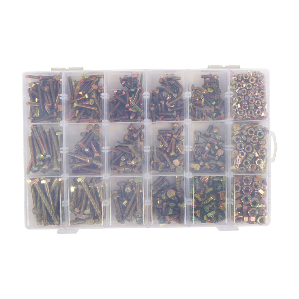 Set of 1640 Heavy Duty Bolts and Nuts with Washers for Various Models