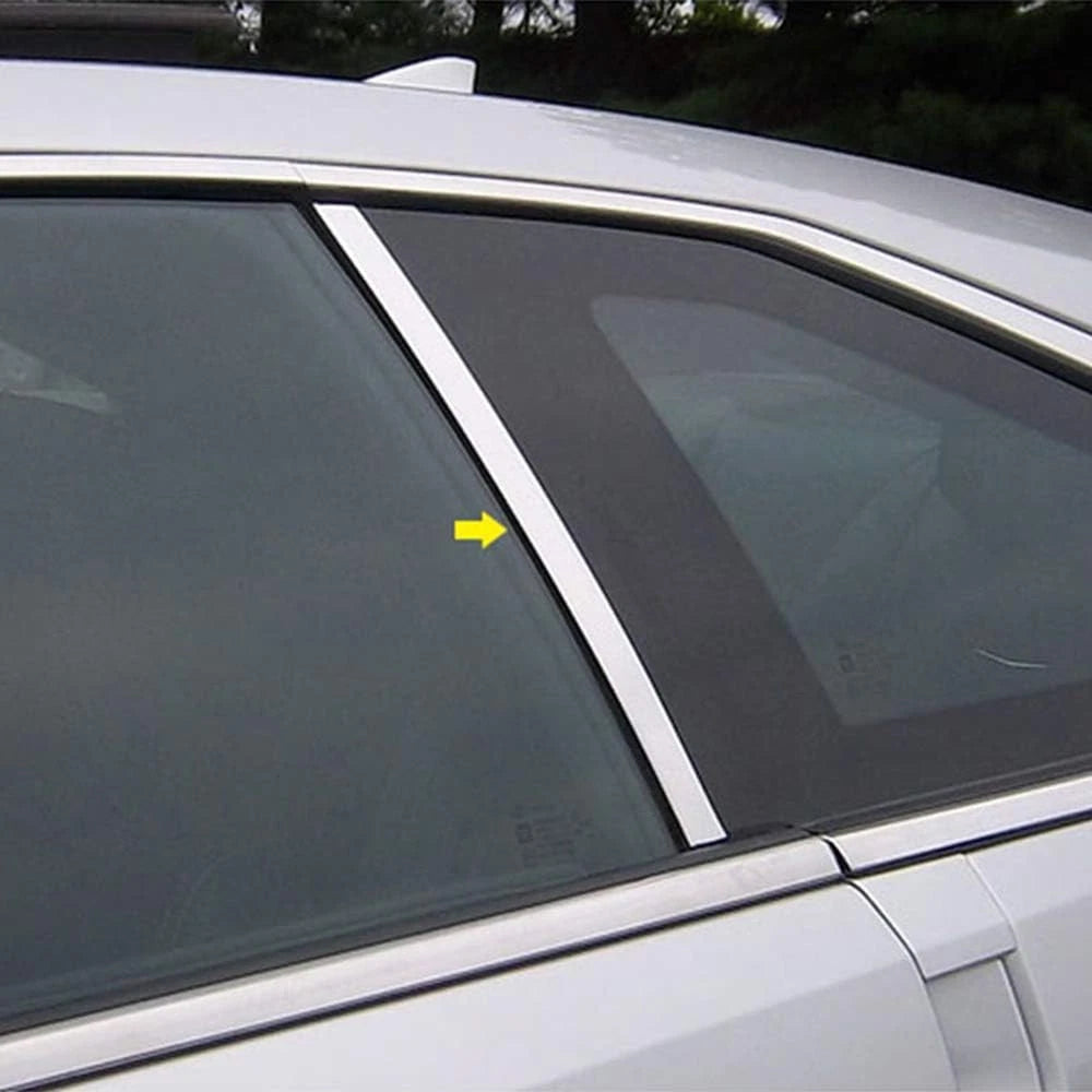 Luxury Pillar Post Trim Stainless Steel 2pc for Cadillac CTS Coupe (2011–2014)