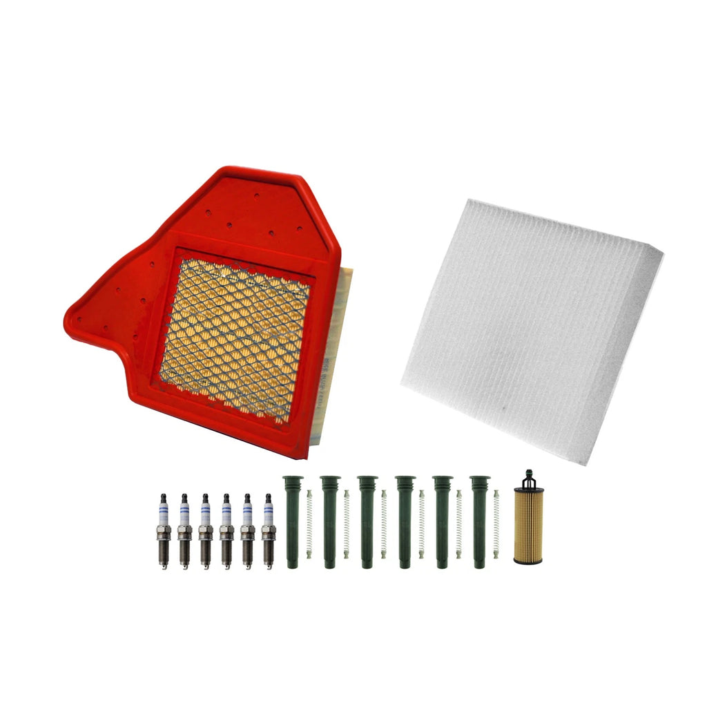 Tune Up Kit with 6 Spark Plugs & Boots for Dodge C/V Grand Caravan Routan (2008–2019)