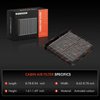 Activated Carbon Cabin Air Filter for Subaru Forester WRX (2019–2024)