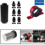 Inline Fuel Filter for Fuel Pump Mounting Bracket (AN6/AN8/AN10)