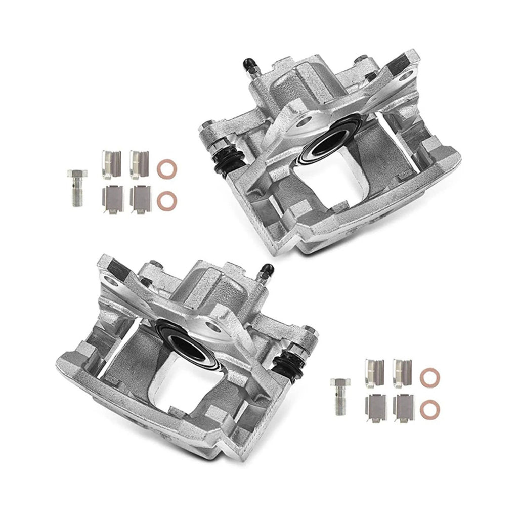 2X Front Brake Calipers with Bracket for Dodge Durango Jeep Grand Cherokee 