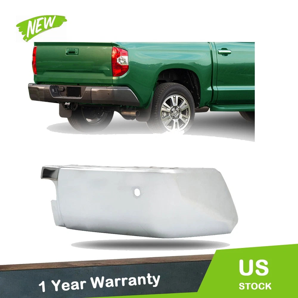 Chrome Rear Bumper End for Toyota Tundra (2014–2017) Right Passenger Side
