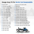 Screw On Fuel Tank Gas Cap with Gauge for Arctic Cat (0670-658)