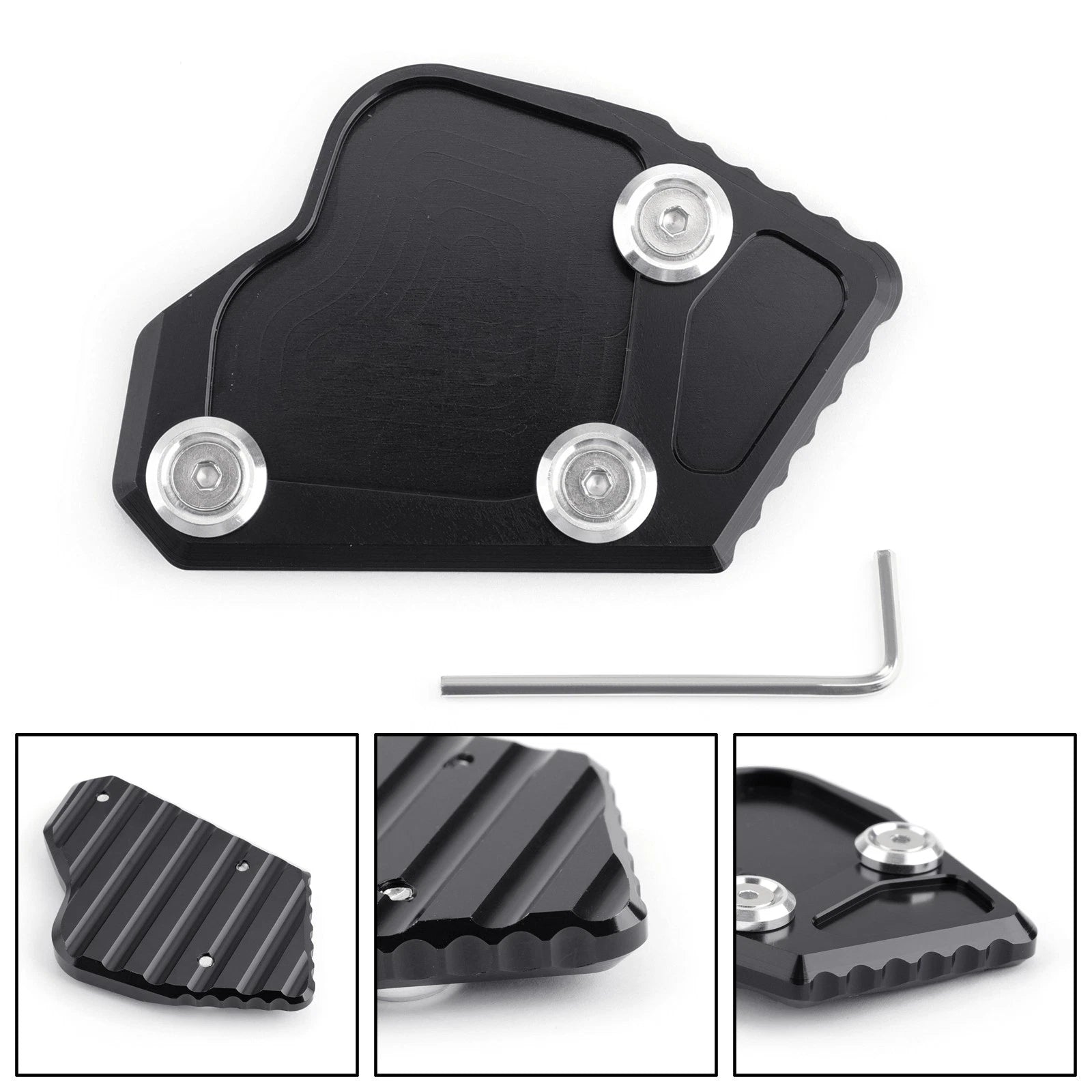 Side Pad Kickstand Extension Plate for BMW K1600 GT GTL (2011–2015)