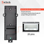 Driver Master Window Switch for Toyota Corolla Sedan (2020–2022) 840400R040