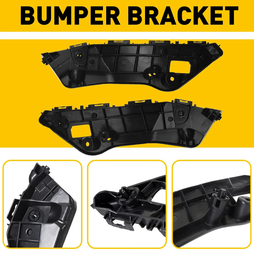 Set of 2 Front Bumper Brackets for Toyota RAV4 (2016-2018)