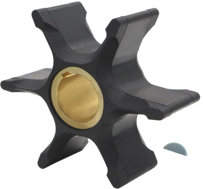 Water Pump Impeller with Key for Evinrude Johnson 1.2 2 4 6 HP (1980–2023)