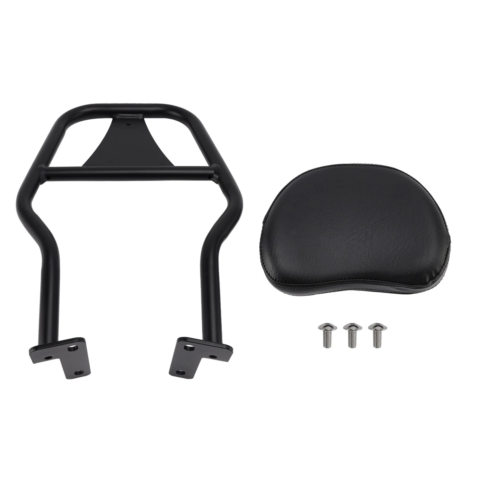Passenger Sissy Bar Backrest for Royal Alloy GP250 Sidecar (2023) - Black