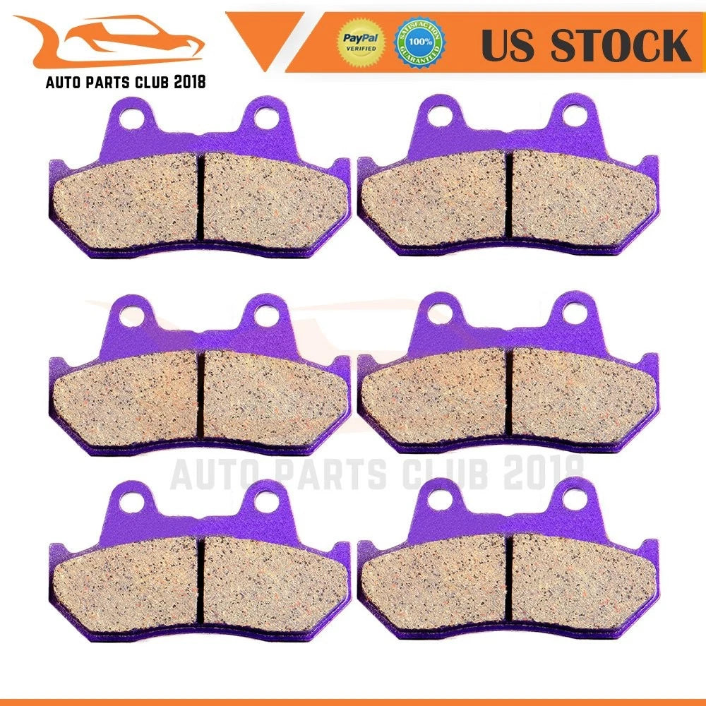 F+R Carbon Fiber Brake Pads for Honda Goldwing GL1200 (1984–1987)