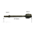 Steering Rack End for Subaru Brumby AU5 4cyl 1.8L EA81 (1981-1994)