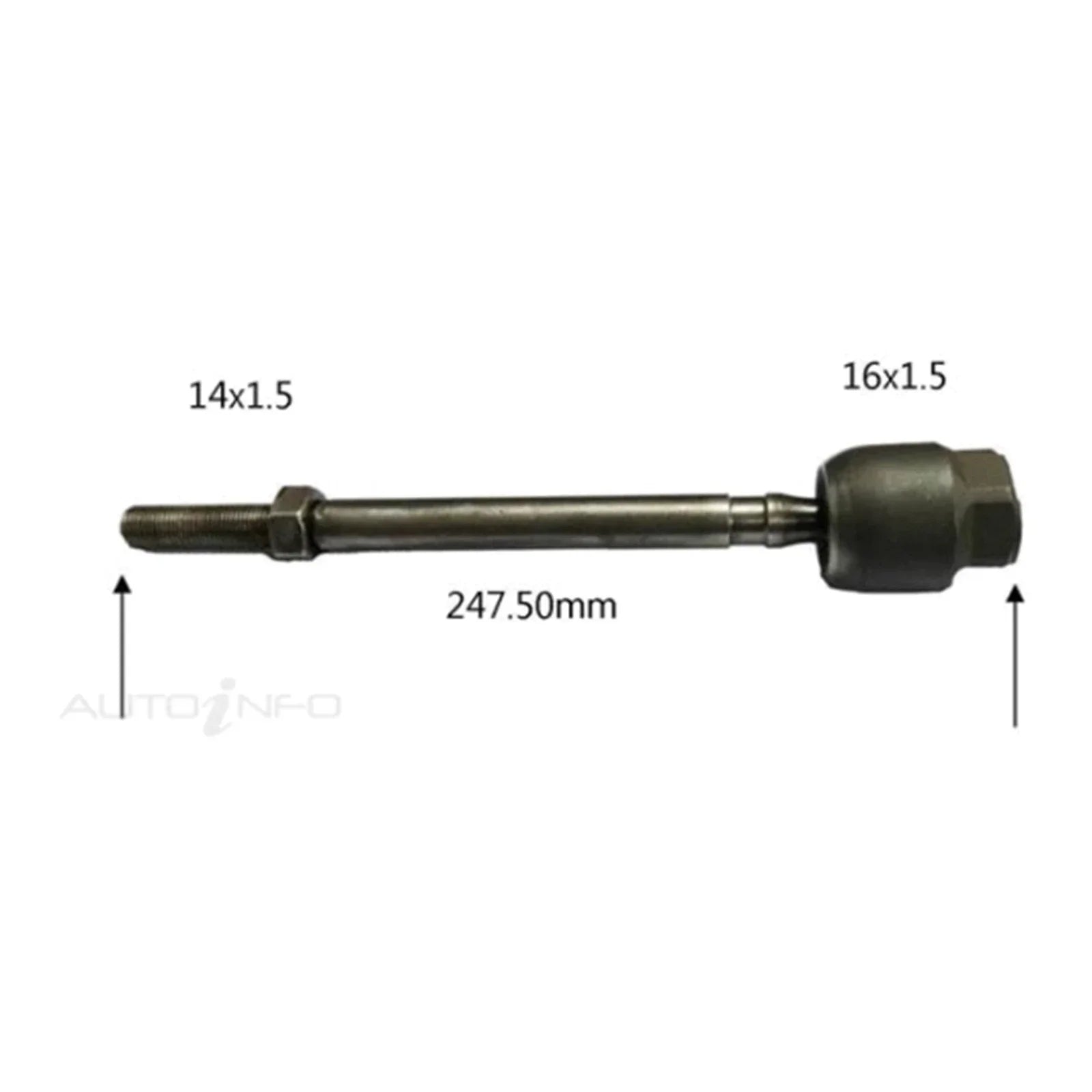 Steering Rack End for Subaru Brumby AU5 4cyl 1.8L EA81 (1981-1994)