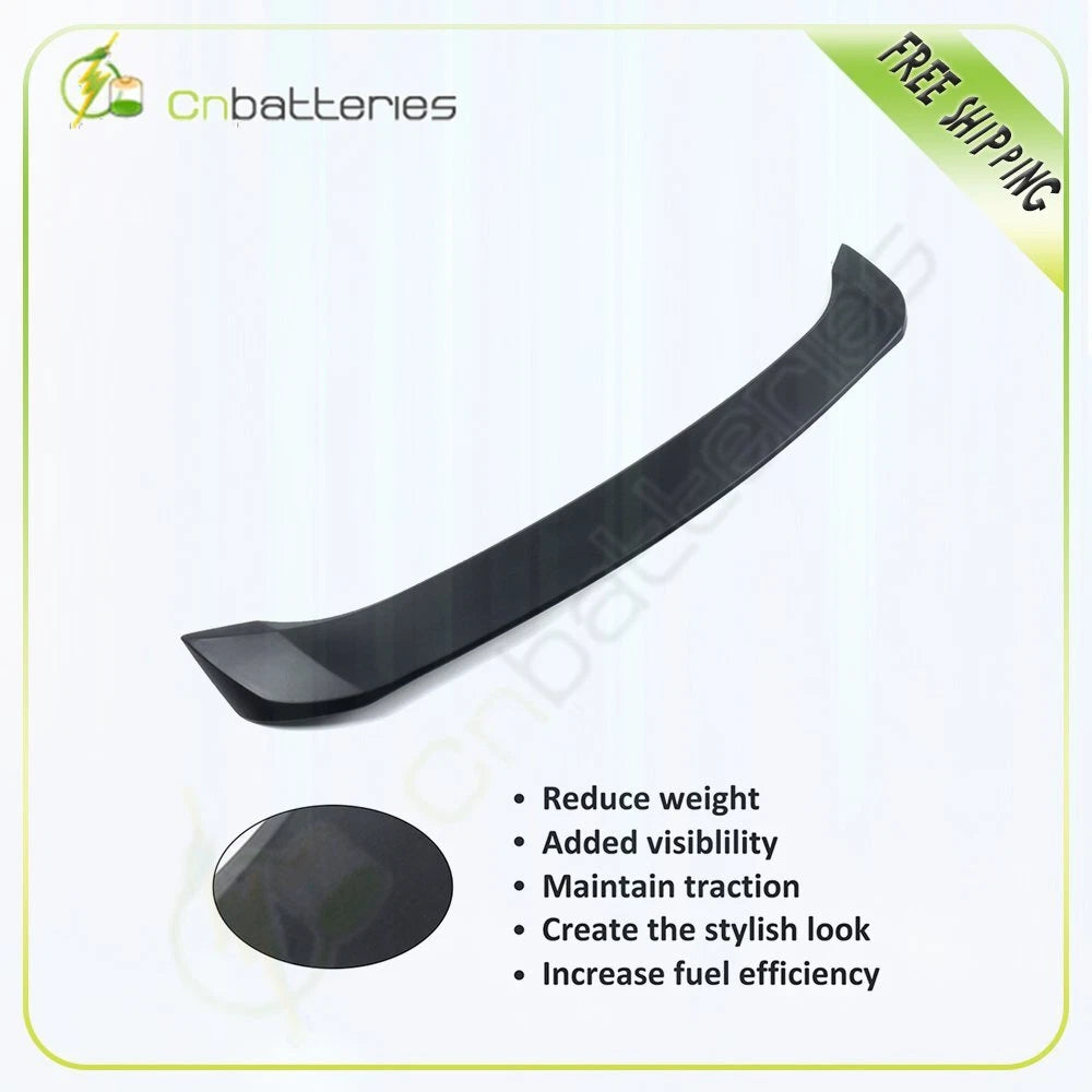 Rear Deck Trunk Lid Spoiler Matte Black for Honda Civic 2012–2015