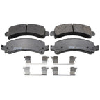 Set of 4 TRW Pro Rear Metallic Brake Pads for Chevy Express 2500 GMC Savana 3500