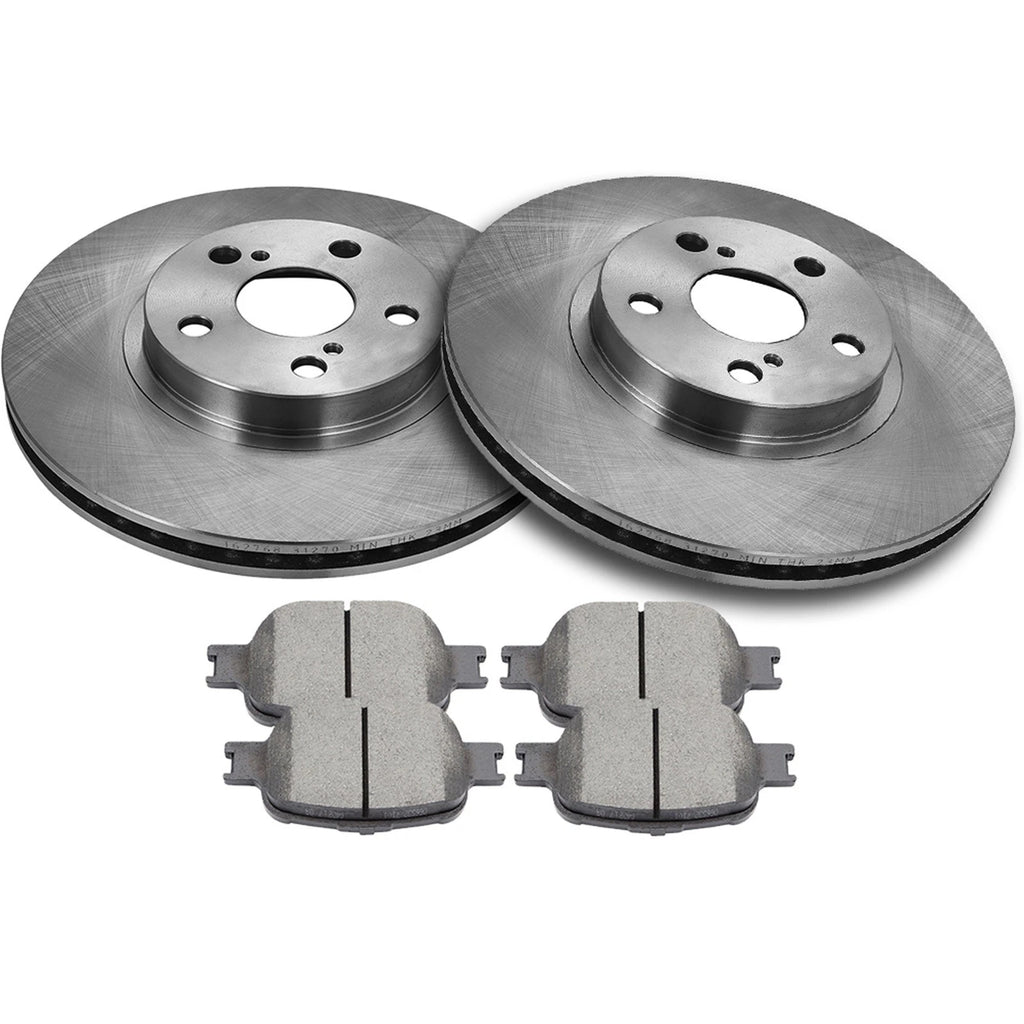 Front Brake Pads and Rotors for Toyota Celica (2001–2005), Scion tC (2005–2007)