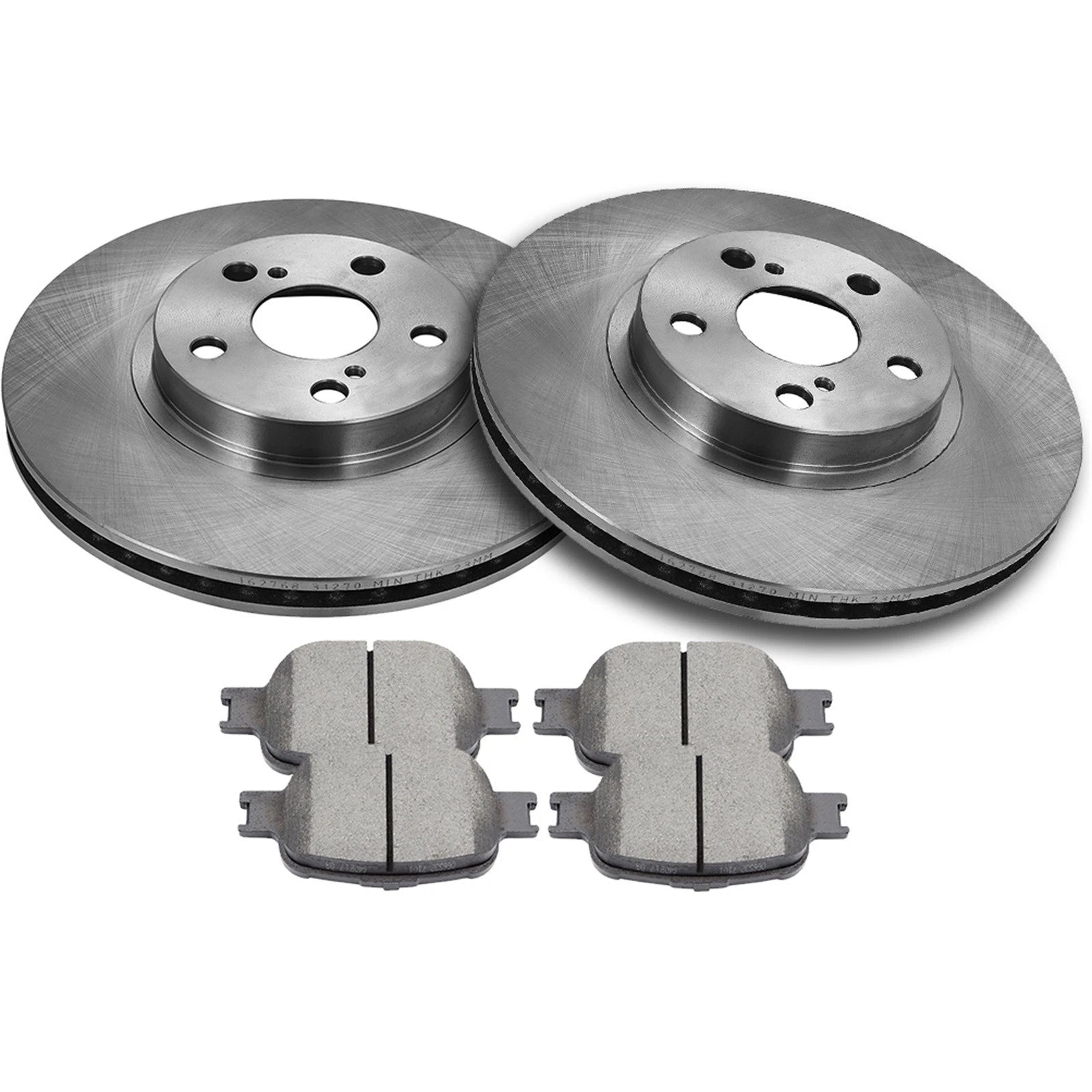 Front Brake Pads and Rotors for Toyota Celica (2001–2005), Scion tC (2005–2007)