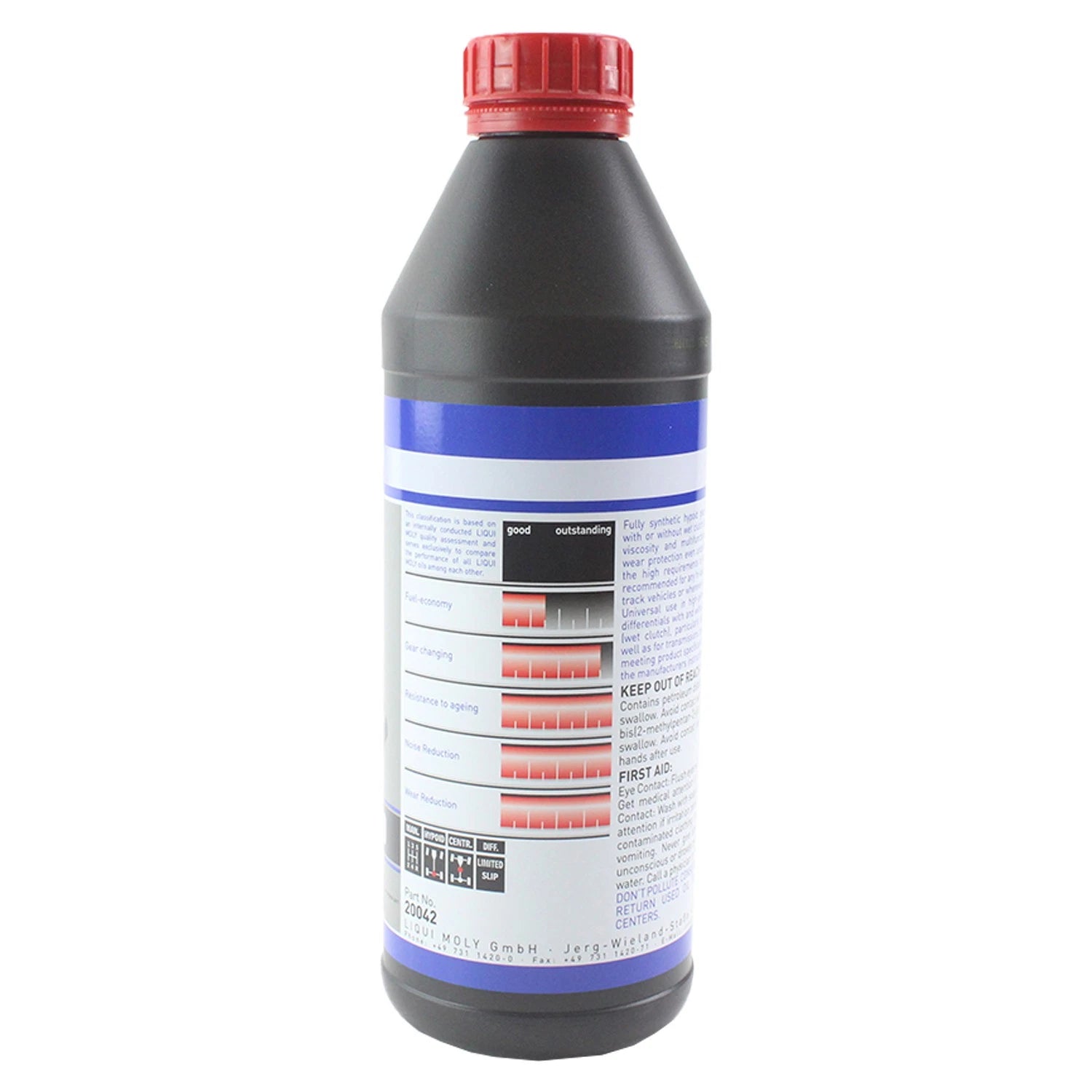 2X 1L Liqui Moly Fully Synthetic Hypoid Gear Oil GL5 LS SAE 75W-140 for