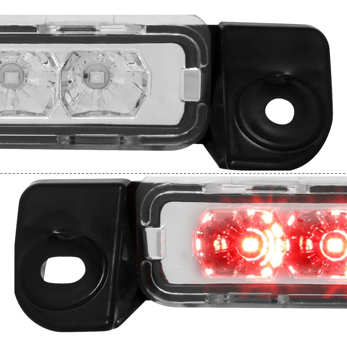 Full LED 3rd Tail Brake Light Stop Lamp Chrome for Pathfinder QX4 (2001–2004)