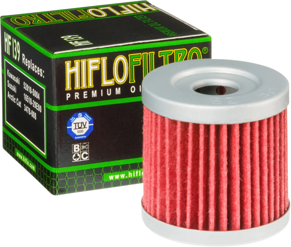 HIFLOFILTRO Oil Filter HF139 for (2010–2023)