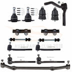 14pcs Inner Tie Rod Ends Ball Joints Center Link for Oldsmobile Cutlass (1978–1987)