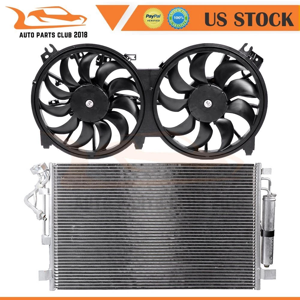 AC Condenser and Cooling Fan Assembly for Nissan Altima (2007–2018)