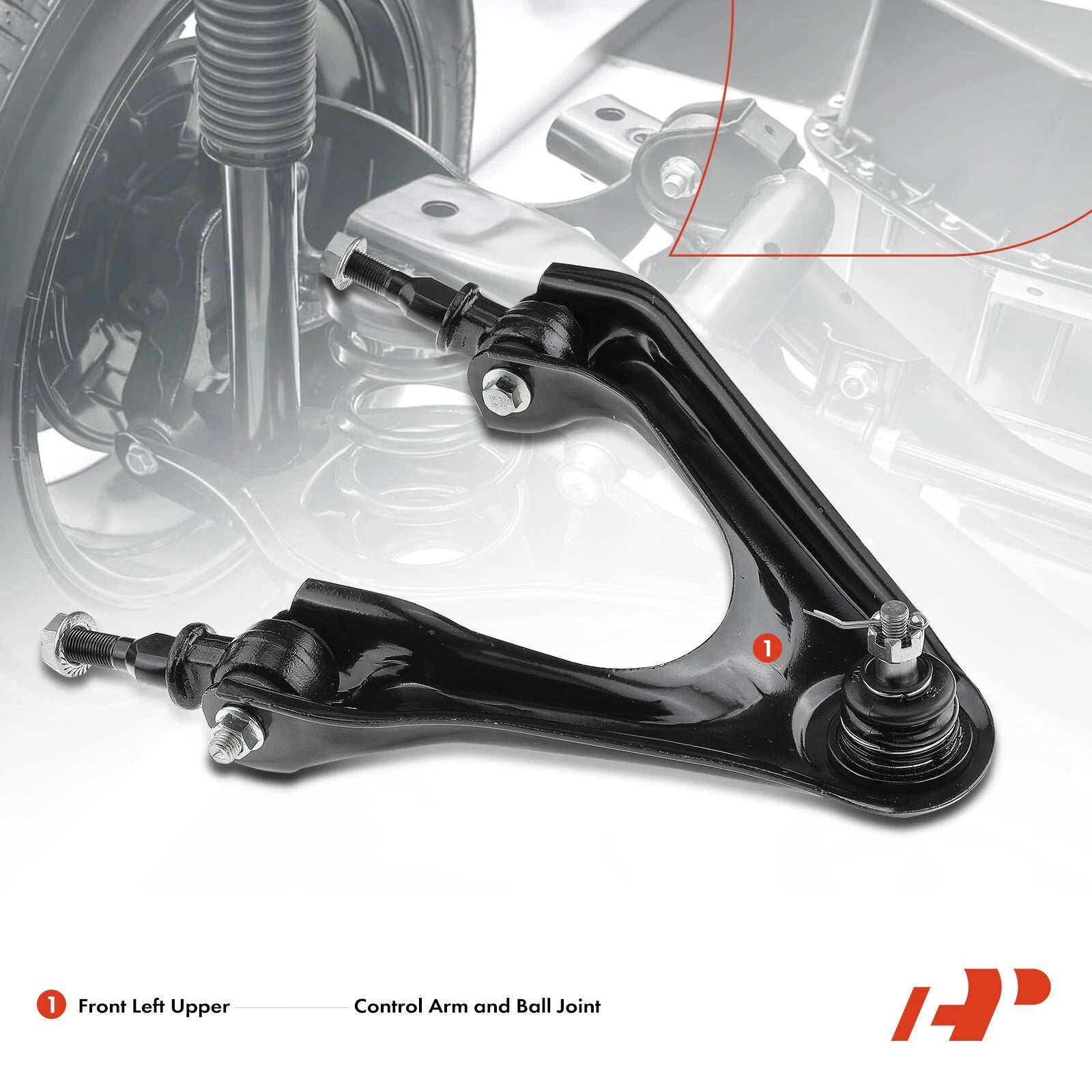 Front Left Upper Control Arm with Ball Joint for Honda Accord (1994-1997)