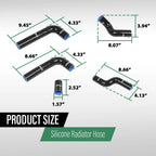 Silicone Radiator Hose for BMW E10 1600/1800/1602/2002 (1966–1976)