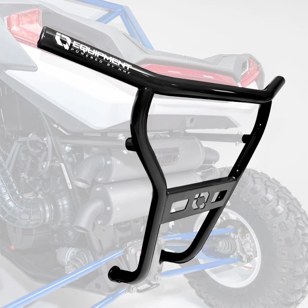 HMF Defender Steel Black Rear Bumper Guard for Polaris RZR XP Turbo S (2019–2023)