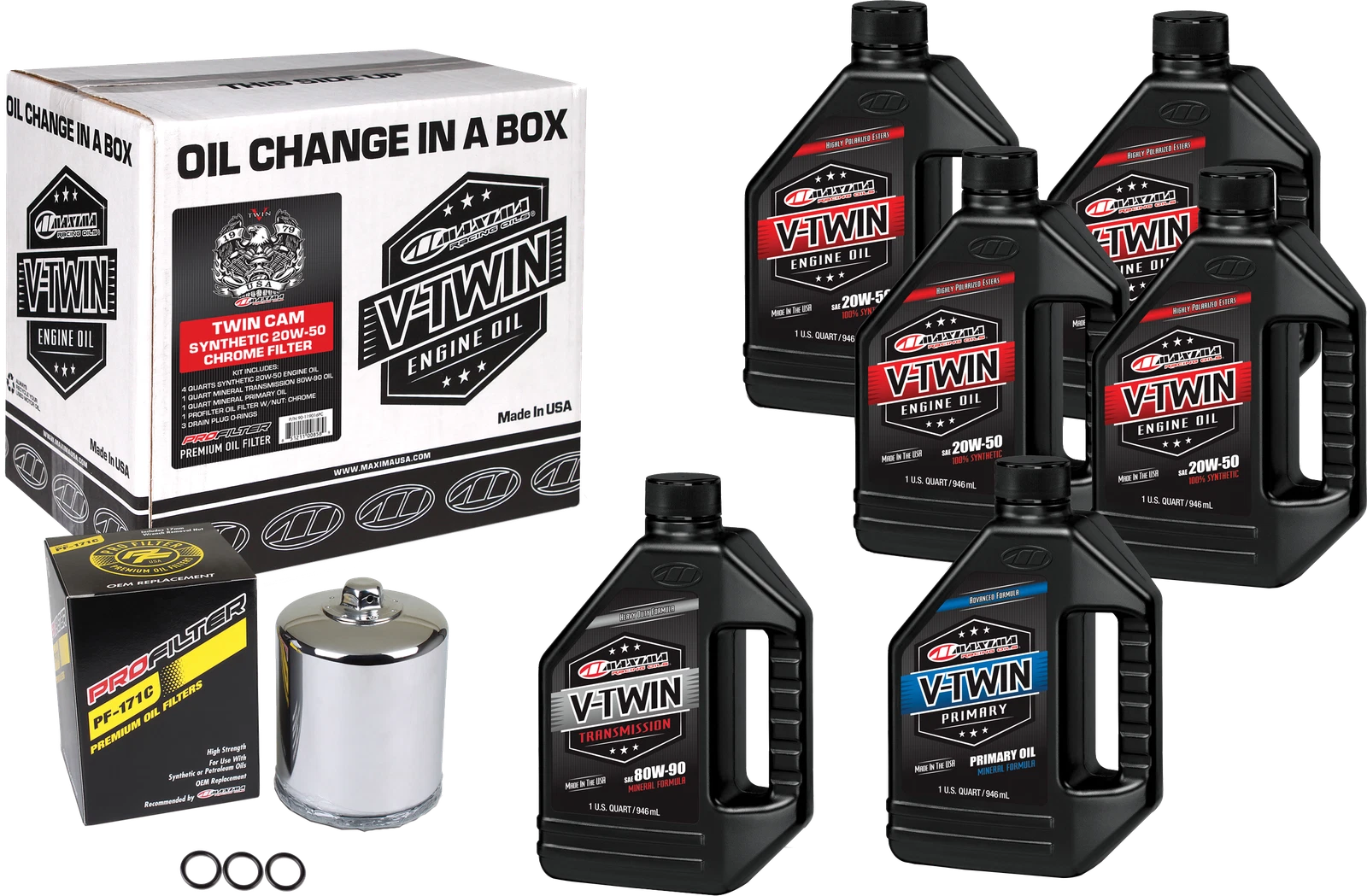 Oil Change Kit for Harley-Davidson Maxima V Twin (1990–2023)