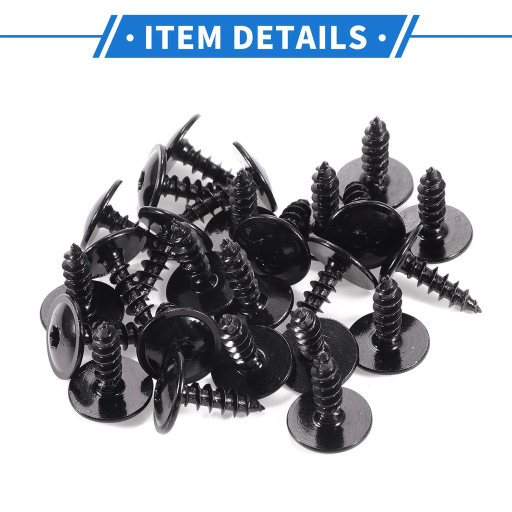 25 Pcs Fender Liner Splash Shield Bumper Cover Screw for Audi RS6 (2021–2022)
