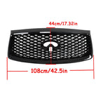 Gloss Black Front Upper Grille for Infiniti QX80 (2018–2021) 623106GW0A