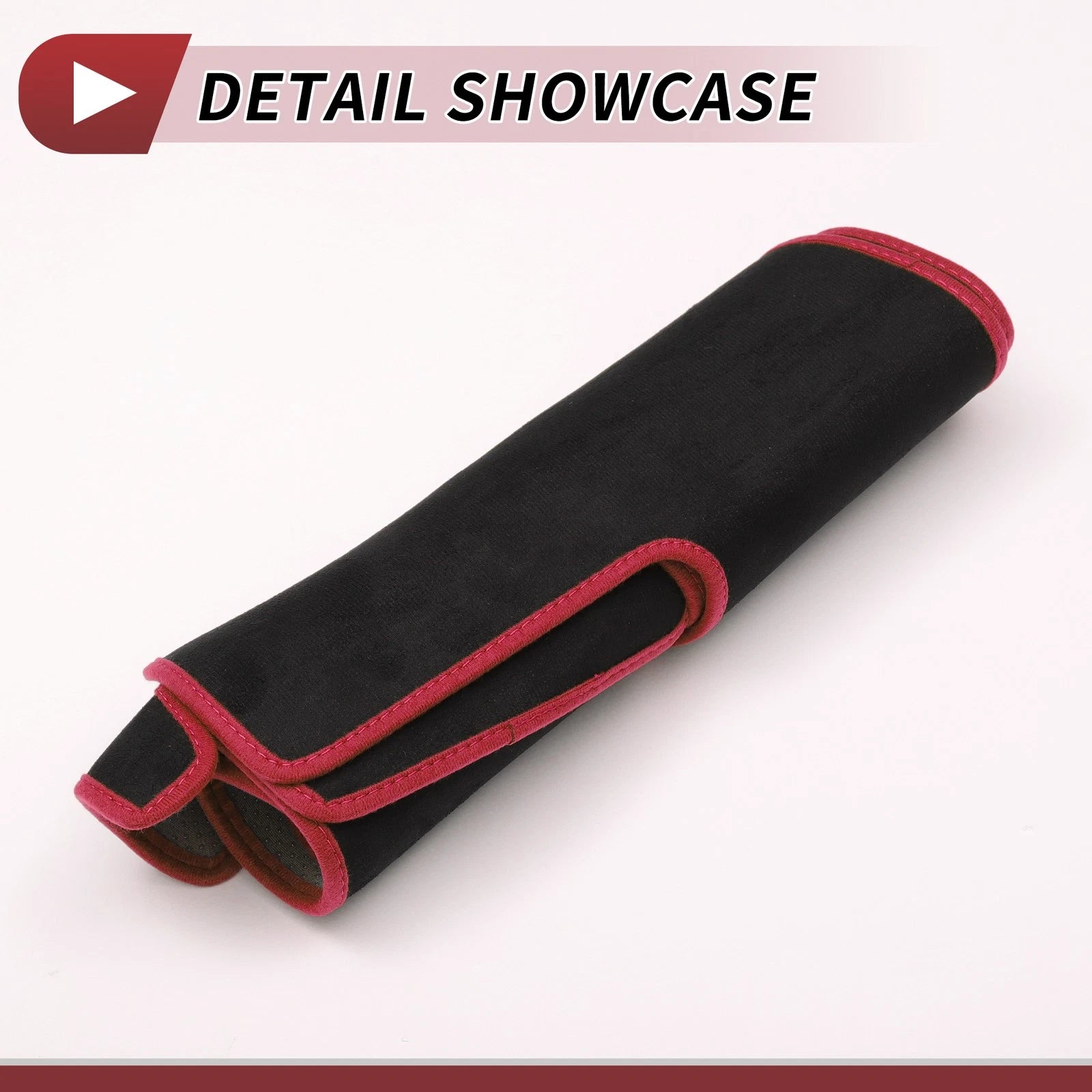 Dashboard Cover Mat for Toyota Roomy Tank (2016–2020) - Black Red