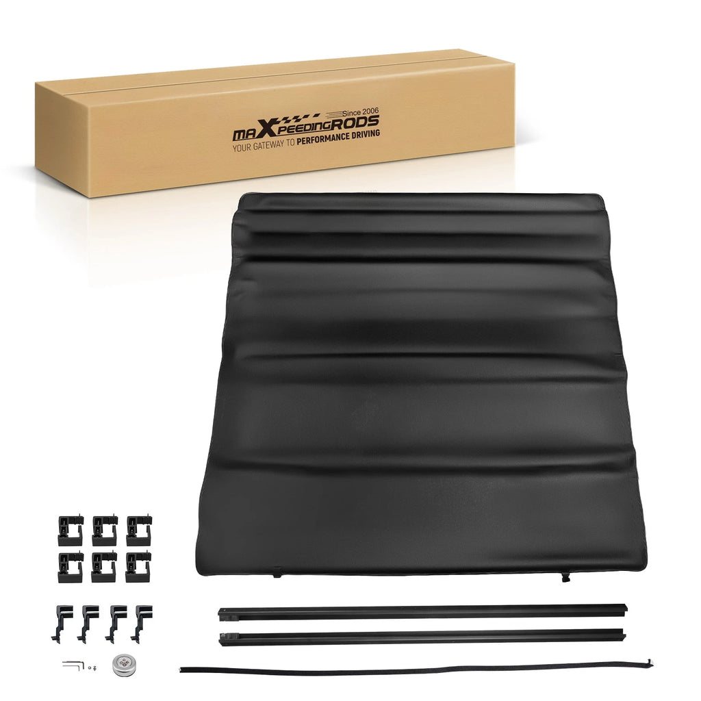 Bed Tonneau Cover for Dodge Ram 2002-2026 6.4ft Vinyl Aluminum W/ LED Light