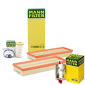 Mann Oil Air Fuel Filter Service Kit for MB A209 C209 C215 R203 W203 W220 W463 (2002–2015)