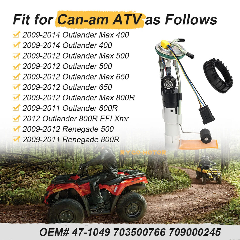 Fuel Pump for Can-Am Outlander 800 4x4 XT HO EFI (2009–2011) #703500766