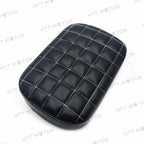 Rear Pillion Passenger Pad Seat 6 Suction Cup for Harley Dyna Sportster