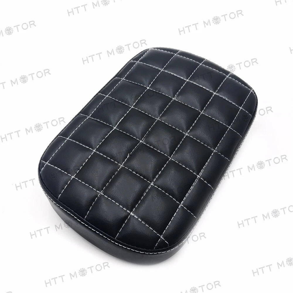 Rear Pillion Passenger Pad Seat 6 Suction Cup for Harley Dyna Sportster