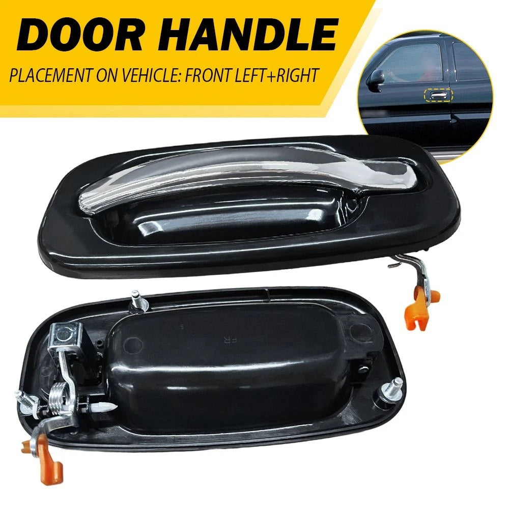 2X Front Exterior Door Handles for Chevrolet Silverado GMC Sierra 1500 (1999–2006)